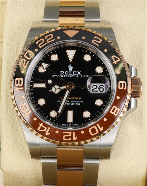 rolex two tone root beer gmt|rolex gmt root beer price.